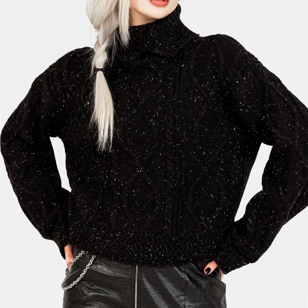 Disturbia Marta Cable Sweater